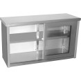 Armoire murale commerciale avec portes vitrées en acier inoxydable 1200 x 400 x 650 mm | Adexa SWCGD120402 Armoire murale commerciale avec portes vitrées en acier inoxydable 1200 x 400 x 650 mm | Adexa SWCGD120402