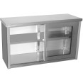 Armoire murale commerciale avec portes vitrées en acier inoxydable 1500 x 400 x 650 mm | Adexa SWCGD150402 Armoire murale commerciale avec portes vitrées en acier inoxydable 1500 x 400 x 650 mm | Adexa SWCGD150402
