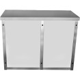 Armoire murale commerciale avec portes vitrées en acier inoxydable 1000 x 400 x 800 mm | Adexa SWCGDHH100402 Armoire murale commerciale avec portes vitrées en acier inoxydable 1000 x 400 x 800 mm | Adexa SWCGDHH100402