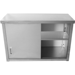 Armoire murale en acier inoxydable avec porte coulissante 1400 x 400 x 800 mm | Adexa SWCH140402DR Armoire murale en acier inoxydable avec porte coulissante 1400 x 400 x 800 mm | Adexa SWCH140402DR