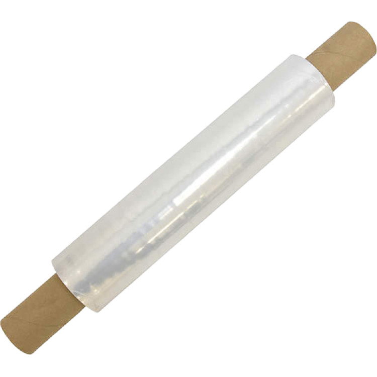 Film étirable PE premium 12 μm, 40 cm × 250 m, mandrin de 1,5″, transparent | Adexa SWRAP28