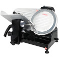 Trancheuse à viande professionnelle haut de gamme 250 mm (10 po) - Corps en aluminium avec revêtement noir - Dimensions : 560 × 465 × 420 mm | Adexa SY250ABLACK Trancheuse à viande professionnelle haut de gamme 250 mm (10 po) - Corps en aluminium avec revêtement noir - Dimensions : 560 × 465 × 420 mm | Adexa SY250ABLACK