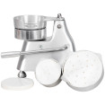 Presse à hamburgers professionnelle 3 en 1 de luxe, commande mécanique 100/130/150 mm | Adexa SYH3IN1L