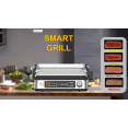 Gril électrique intelligent professionnel avec plaques antiadhésives 23×29 cm, 2200 W, 372×355×181 mm | Adexa TCCK104