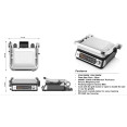 Gril électrique intelligent professionnel avec plaques antiadhésives 23×29 cm, 2200 W, 372×355×181 mm | Adexa TCCK104