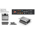 Gril électrique intelligent professionnel avec plaques antiadhésives 23×29 cm, 2200 W, 372×355×181 mm | Adexa TCCK104