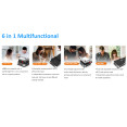 Gril électrique intelligent professionnel avec plaques antiadhésives 23×29 cm, 2200 W, 372×355×181 mm | Adexa TCCK104