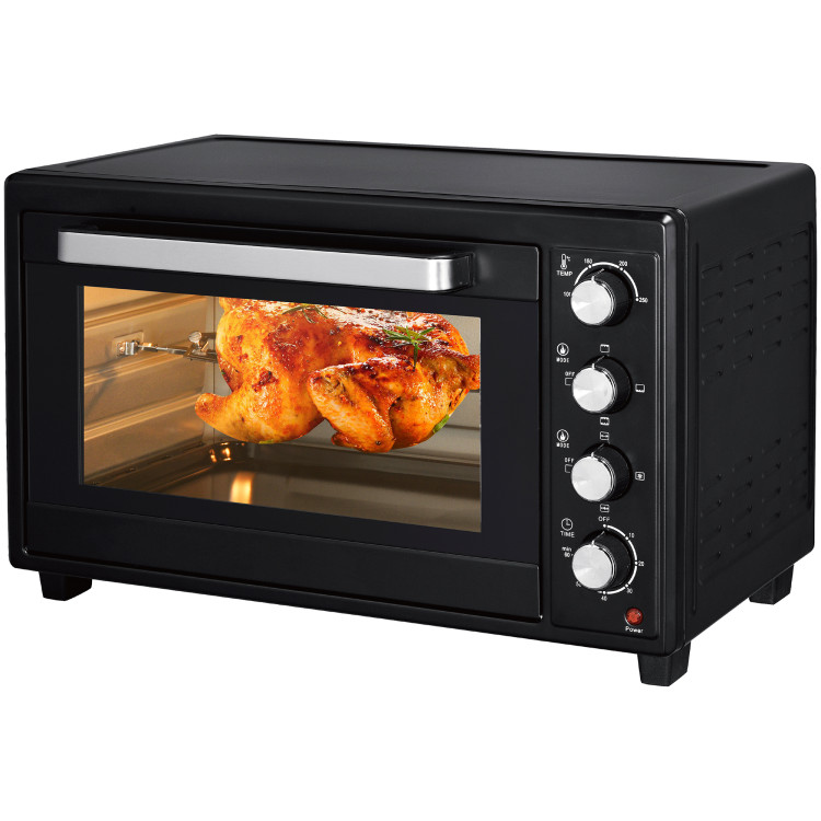 Four électrique à convection professionnel 45 L avec rôtisserie 1800 W 587 × 410 × 363 mm | Adexa TO4501RCL