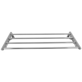 Étagère murale pliable commerciale en acier inoxydable 600×300×230 mm, 4 tubes | Adexa TRW50630