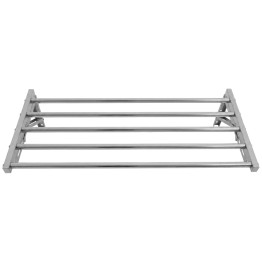 Étagère murale pliable commerciale en acier inoxydable 800×400×230 mm, 5 tubes | Adexa TRW50840