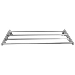 Étagère murale pliable commerciale en acier inoxydable 900×300×230 mm, 4 tubes | Adexa TRW50930