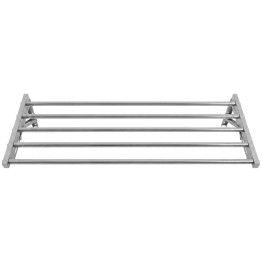 Étagère murale pliable commerciale en acier inoxydable 1000×400×230 mm, 5 tubes | Adexa TRW51040