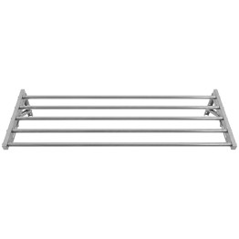 Étagère murale pliable commerciale en acier inoxydable 1200×400×230 mm, 5 tubes | Adexa TRW51240