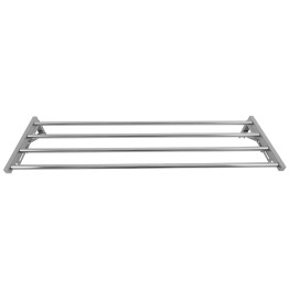 Étagère murale pliable commerciale en acier inoxydable 1400×300×230 mm, 4 tubes | Adexa TRW51430
