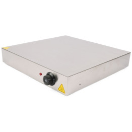 Plateau chauffant professionnel Inox 500x500mm | Adexa TTWP50