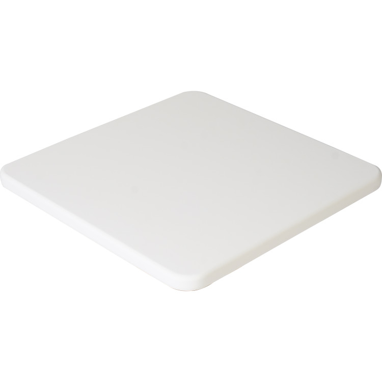 Plateau de table carré blanc sans joint 61 x 61 cm | Adexa TT2424WHITESEAMLESS