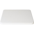 Plateau de table carré blanc sans joint 30x30" | Adexa TT3030WHITESEAMLESS