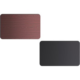 Plateau de table rectangulaire stratifié réversible acajou et noir 48 x 30 po | Adexa TT3048MB Grade B Plateau de table rectangulaire stratifié réversible acajou et noir 48 x 30 po | Adexa TT3048MB Grade B