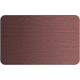 Plateau de table rectangulaire stratifié réversible acajou et noir 48 x 30 po | Adexa TT3048MB Grade B