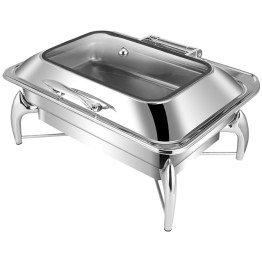 Chafing dish Couvercle en verre Inox 7 litres GN1/1 | Adexa VICLH2103