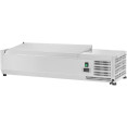 Service Réfrigéré Prep Top 1200mm 5xGN1/4 Profondeur 330mm Couvercle Inox | Adexa EA12