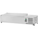 Service Réfrigéré Prep Top 1200mm 5xGN1/4 Profondeur 330mm Couvercle Inox | Adexa EA12