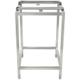 Support de four en acier inoxydable avec barre de maintien mobile 595 x 535 x 850 mm | Adexa WAN106