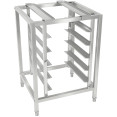Support de four en acier inoxydable à 5 niveaux avec rails GN2/3 et GN1/2 595 x 535 x 850 mm | Adexa WAN108
