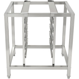 Support de four en acier inoxydable avec rails GN1/1 770 x 650 x 850 mm | Adexa WAN110 Support de four en acier inoxydable avec rails GN1/1 770 x 650 x 850 mm | Adexa WAN110
