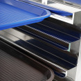 Support de four en acier inoxydable avec double rail pour plateaux 980 x 700 x 745 mm | Adexa WAN112