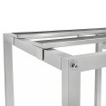 Support de four en acier inoxydable avec barre de maintien mobile 595 x 535 x 850 mm | Adexa WAN114