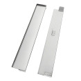 Support de four en acier inoxydable avec barre de maintien mobile 595 x 535 x 850 mm | Adexa WAN114