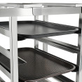 Support de four en acier inoxydable à 5 niveaux avec rails GN2/3 et GN1/2, 595 x 535 x 850 mm | Adexa WAN116