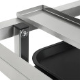 Support de four en acier inoxydable à 5 niveaux avec rails GN2/3 et GN1/2, 595 x 535 x 850 mm | Adexa WAN116
