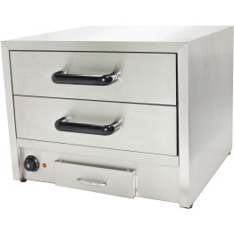 Réchauffeur de petits pains commercial / armoire à tiroirs chauffants | Adexa WB02