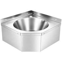 Lavabo d'angle mural avec dosseret de 40 mm et paroi latérale 360 x 360 mm | Adexa WBR50B Lavabo d'angle mural avec dosseret de 40 mm et paroi latérale 360 x 360 mm | Adexa WBR50B