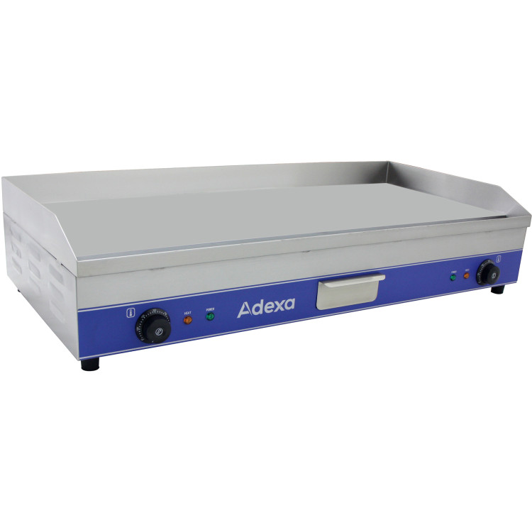Plaque de cuisson électrique professionnelle lisse 2 zones 6 kW à poser sur table | Adexa WG1000S