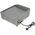 Plaque de cuisson électrique professionnelle en acier inoxydable, 3 kW, 500 × 490 × 230 mm | Adexa WG500S