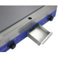 Plaque de cuisson électrique professionnelle en acier inoxydable à double commande, 5 kW, 600 × 490 × 230 mm | Adexa WG600S