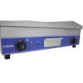 Plaque de cuisson électrique professionnelle en acier inoxydable à double commande, 5 kW, 600 × 490 × 230 mm | Adexa WG600S