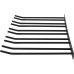 Porte-verres à vin Noir Fixation murale Longueur 400 mm 20 verres à vin | Adexa WGA58500400B