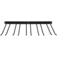 Porte-verres à vin Noir Fixation murale Longueur 300 mm 15 verres à vin | Adexa WGA58500300B