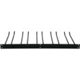 Porte-verres à vin Noir Fixation murale Longueur 300 mm 15 verres à vin | Adexa WGA58500300B