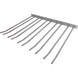 Gagnere Glass Rack Silver Fixation murale Longueur 400 mm 20 verres à vin | Adexa WGA58500400S