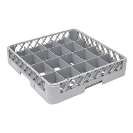 Étagère à tasses/verres professionnelle 20 compartiments 500 x 500 x 100 mm Gris | Adexa WH060C20