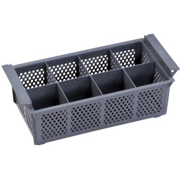 Panier à couverts et tasses pour lave-vaisselle, 8 emplacements, 250 x 150 x 60 mm | Adexa WH069