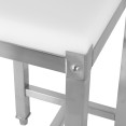 Support de planche à découper professionnel en acier inoxydable avec bloc à découper en polyéthylène 500 x 400 x 750 mm | Adexa WH505670