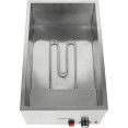 Bain-marie commercial comprenant 3 bacs GN 1/3 avec couvercle | Adexa WH706613 Bain-marie commercial comprenant 3 bacs GN 1/3 avec couvercle | Adexa WH706613