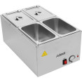 Bain-marie commercial comprenant 4 récipients GN 1/4 avec couvercle | Adexa WH706614