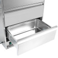 Chauffe-plats commercial 3 tiroirs GN1/1 | Adexa WHBWD03